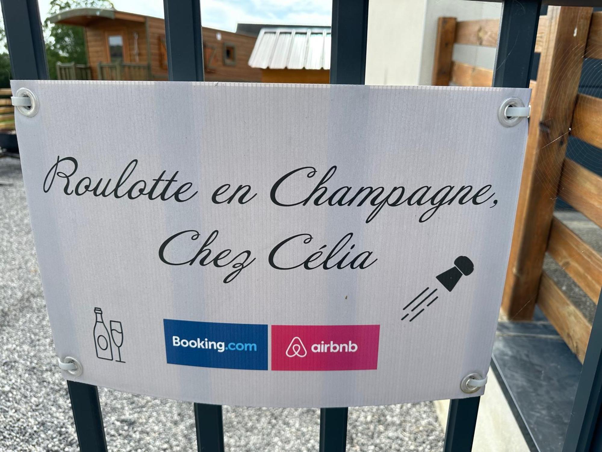 Chez Celia, Roulotte En Champagne Βίλα Fleury-la-Riviere Εξωτερικό φωτογραφία